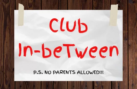 Club In-beTween sign