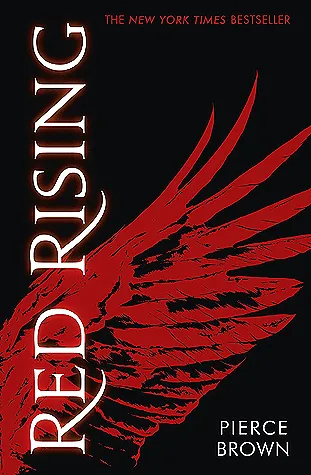 Book cover of a red feathered wing